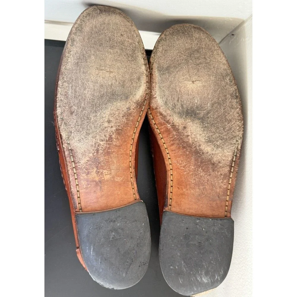 Allen Edmonds Maxfield Men's Sz 8.5 D  Woven Tassel Loafer made in USA Casual